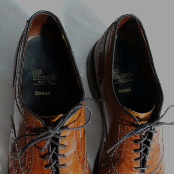 Allen Edmonds Strand Cap Toe Oxfords ~ Chili ~ 9.5D - Picture 6 of 10